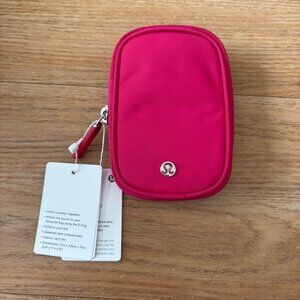 Lululemon Athletic Clippable Nano Pouch Passionate Pink NWT One Size